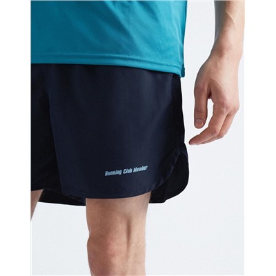 Reflective Sports Shorts, Men, Blue