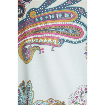 Camiseta manga corta paisley