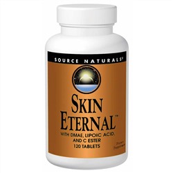 Source Naturals, Вечность кожи с ДMAЭ, липоевой кислотой и сложноэфирный витамин C, 120 таблеток