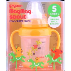 PIGEON Чашка поильник MAGMAG c 5 мес полипропилен 200мл