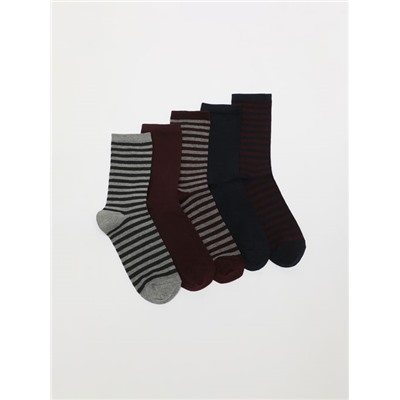 PACK OF 5 PAIRS OF PRINTED LONG SOCKS