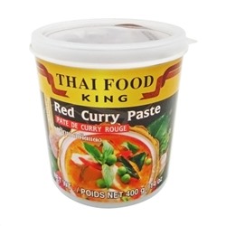 THAI FOOD KING Red curry paste Паста карри красная 400г