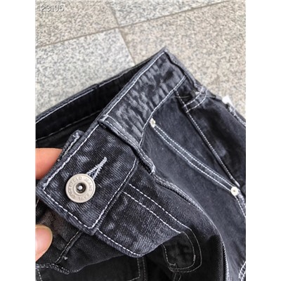 Прямые джинсы с контрастными строчками Kar*l Lagerfel*d