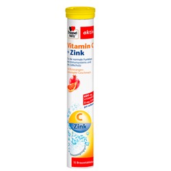 Vitamin C + Zink Brausetabletten 15 St., 94,5 g