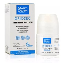 Шариковый дезодорант Martiderm Driosec для подмышек и паха 50 мл