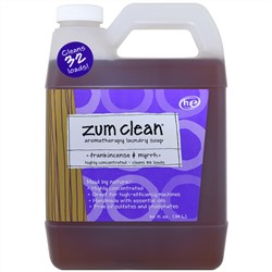 Indigo Wild, Zum Clean, стиральное мыло ароматерапия, ладан и мирра, 32 жидкие унции (0.94 л)