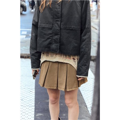 FEW ITEMS LEFT LOW-RISE BOX PLEAT SKORT