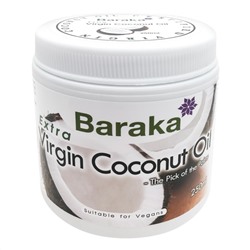 BARAKA Coconut oil Масло кокосовое 250г