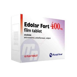 EDOLAR FORT 400 mg 10 film tablet(аналог ЭТОДОЛАК (ETODOLAC))