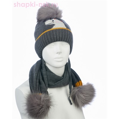 03-59-D (48-50) (шапка+шарф) Комплект