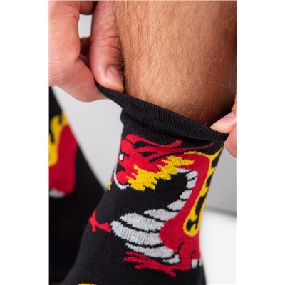 Мужские носки с принтом дракон Happy Fox