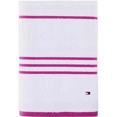 TOMMY HILFIGER Modern American Stripe 30" x 54" Cotton Bath Towel