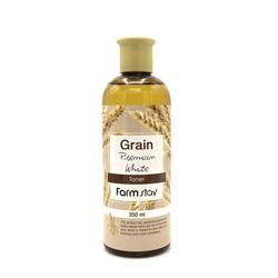 FarmStay Grain Premium White Toner Выравнивающий тонер с экстрактом ростков пшеницы 350мл