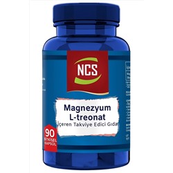 Ncs Magnezyum Magnesium L-threonate Vejeteryan 90 Bitkisel Kapsül Magnezyum L-treonat Ncs-ty01