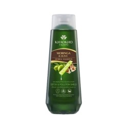 Органический шампунь-детокс для волос с морингой и оливой 185 мл / Khaokho Talaypu Moringa & Olive Herbal Shampoo Detox & Pollution Shield 185 ml