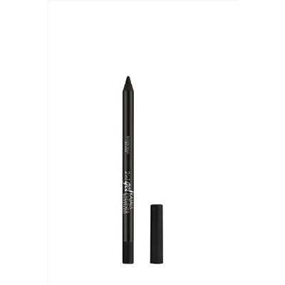 Deborah 2in1 Gel Kajal Yoğun Kalıcı Akmayan Suya Dayanıklı Kalem Jel Eyeliner No: 01 Siyah