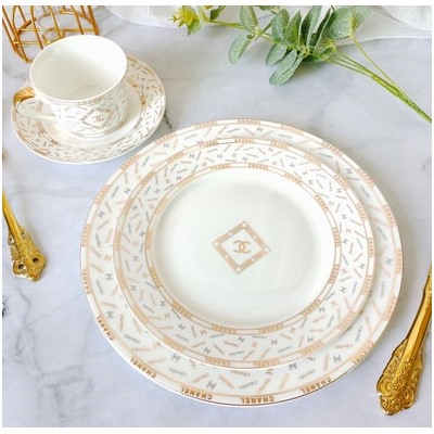 Современный скандинавский набор посуды, образец комнаты, западная тарелка, плоская тарелка, тарелка для стейка, европейская тарелка, клубная сервировка стола