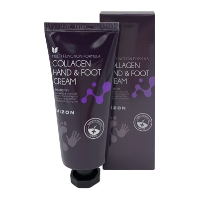 MIZON COLLAGEN HAND &amp; FOOT CREAM Крем для рук и ног с коллагеном 100мл