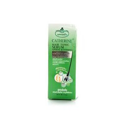 Лечебный укрепляющий травяной серум против выпадения, перхоти, жирности волос от Catherine 30 мл / Catherine Ginseng & Vitamins Hair Tonic serum 30 ml