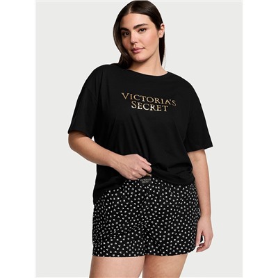 Victoria's Secret Cotton Short Tee-Jama Set