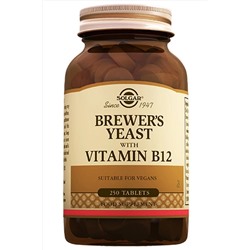 Solgar Brewers Yeast With Vitamin B12 250 Tablet TYC00664525803