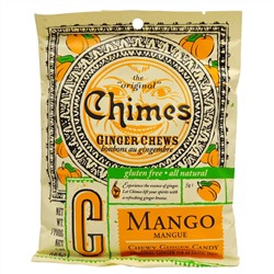 Chimes, Ginger Chews, Mango, 5 oz.