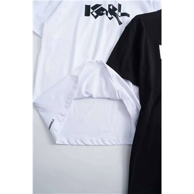 Мужская футболка Karl Lagerfel*d с хорошей размерной сеткой 👍  Экспорт