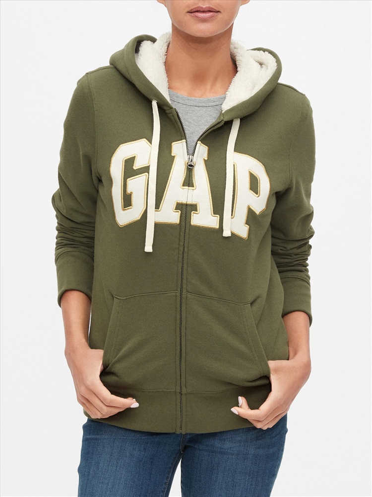 Gap sherpa shop lined hoodie