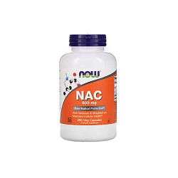 NOW NAC-Acetyl Cysteine 600 mg, 250 капс.