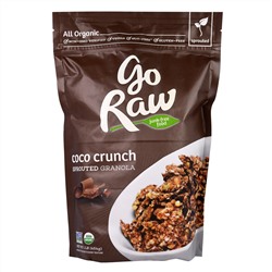 Go Raw, Органическая хрустящая закуска с кокосом, гранола с пророщенными семенами, 1 фунт (454 г)