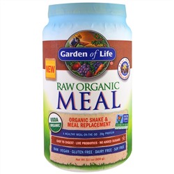 Garden of Life, RAW Meal, натуральный заменитель пищи или закуски, со вкусом ванильного чая, 32.1 унция (909 граммов)