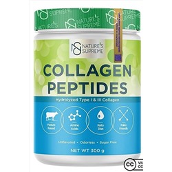 Natures Supreme Collagen Peptides Powder 300 gr Aromasız 11855