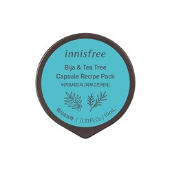 Capsule Recipe Pack-Bija & Tea Tree (Wash-Off Pack), Смывающаяся маска с маслом Торреи и экстрактом чайного дерева (для проблемной кожи)