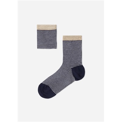 Kurze Socken mit Glitzerrand für Mädchen