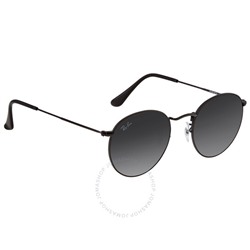 RAY-BANRound Flat Lenses Grey Gradient Unisex Sunglasses