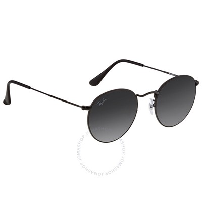 RAY-BANRound Flat Lenses Grey Gradient Unisex Sunglasses
