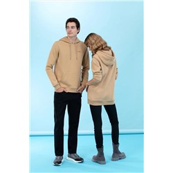 Kum Kapüşonlu Basic Sweatshirt
