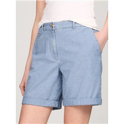 Tommy Hilfiger Solid Stretch Cotton 7" Chino Short