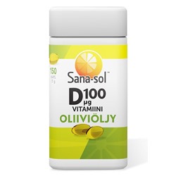 Sana-sol Витамин D 100 мкг Оливковое масло 150 капс/51г