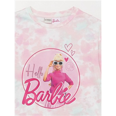 LC Waikiki Bisiklet Yaka Barbie Baskılı Kısa Kollu Kız Çocuk Tişört, LCW Kids                                            
                                            Bisiklet Yaka Barbie Baskılı Kısa Kollu Kız Çocuk Tişört