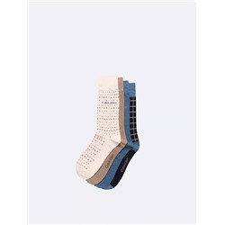 Combed Cotton 4-Pack Dress Socks