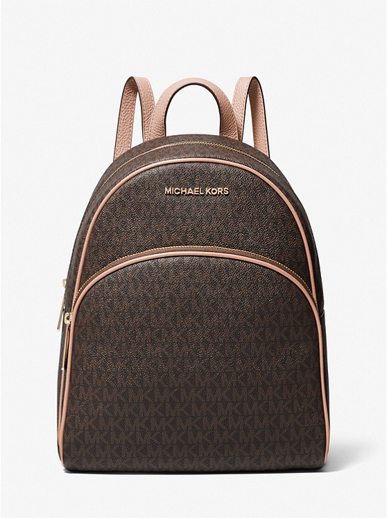 michael michael kors abbey large logo backpack