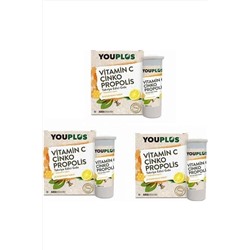 Youplus Vitamin C Çinko Propolis 20 Efervesan 3 Kutu Yplsxyz