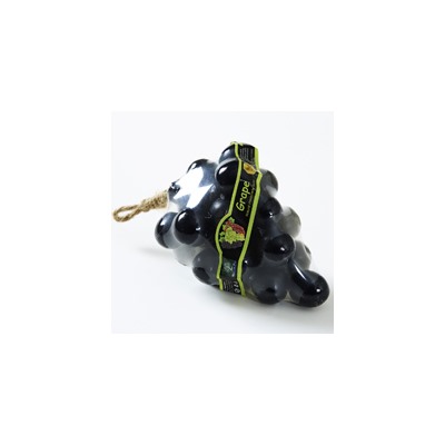 Фигурное спа-мыло «Черный виноград» c натуральной люфой 120 гр / Lufa spa soap Black grape