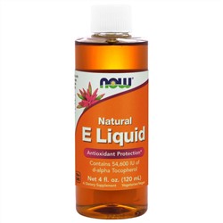 Now Foods, Natural E Liquid, 4 fl oz (120 ml)