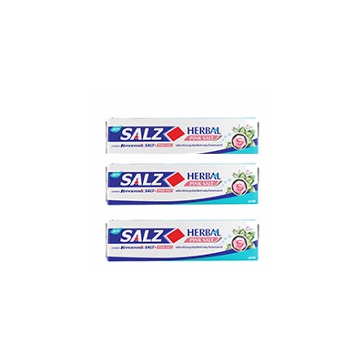 Набор зубных паст Salz Herbal active с розовой гималайской солью от Lion 3 шт по 160 гр / Lion Salz Herbal active toothpaste 3pcs*160g