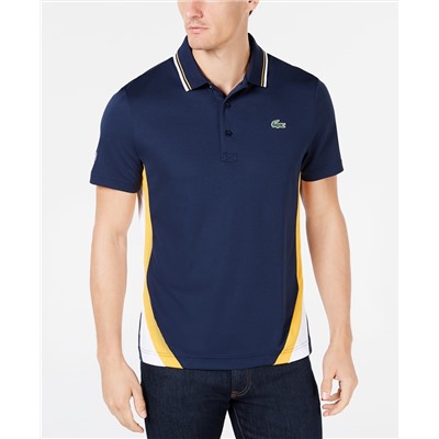 Lacoste Men's Regular-Fit Ultra Dry Colorblocked Polo