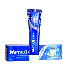 [METADENT] Зубная паста ТРИАКТИВ с мятным вкусом, 100 гр