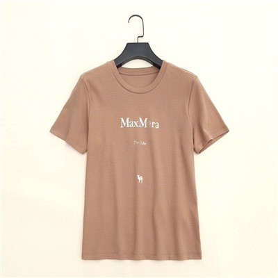 Ma*xMar*a ♥️ высококачественная реплика✔️ женские футболки с принтом из мягкого и нежного хлопка