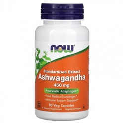NOW Ashwagandha 450 мг (90 капс)